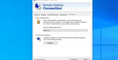 escritorio remoto para conectarse a un PC con Windows 10 9