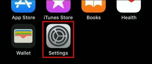 iphone settings