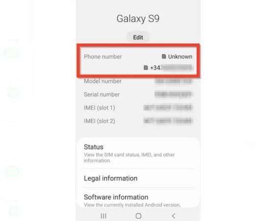 Como encontrar tu numero de telefono en los ajustes de Android 1 4
