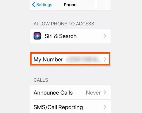 Como localizar el numero de telefono de tu iPhone 1 3