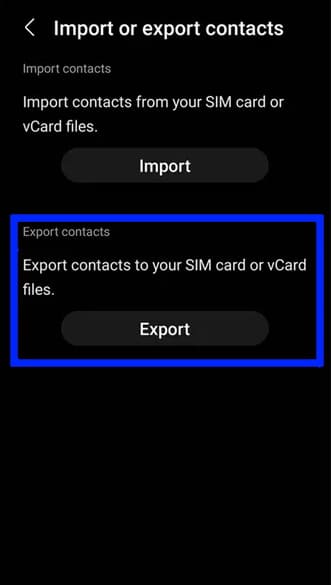 Pasar Contactos de Android a iPhone 3
